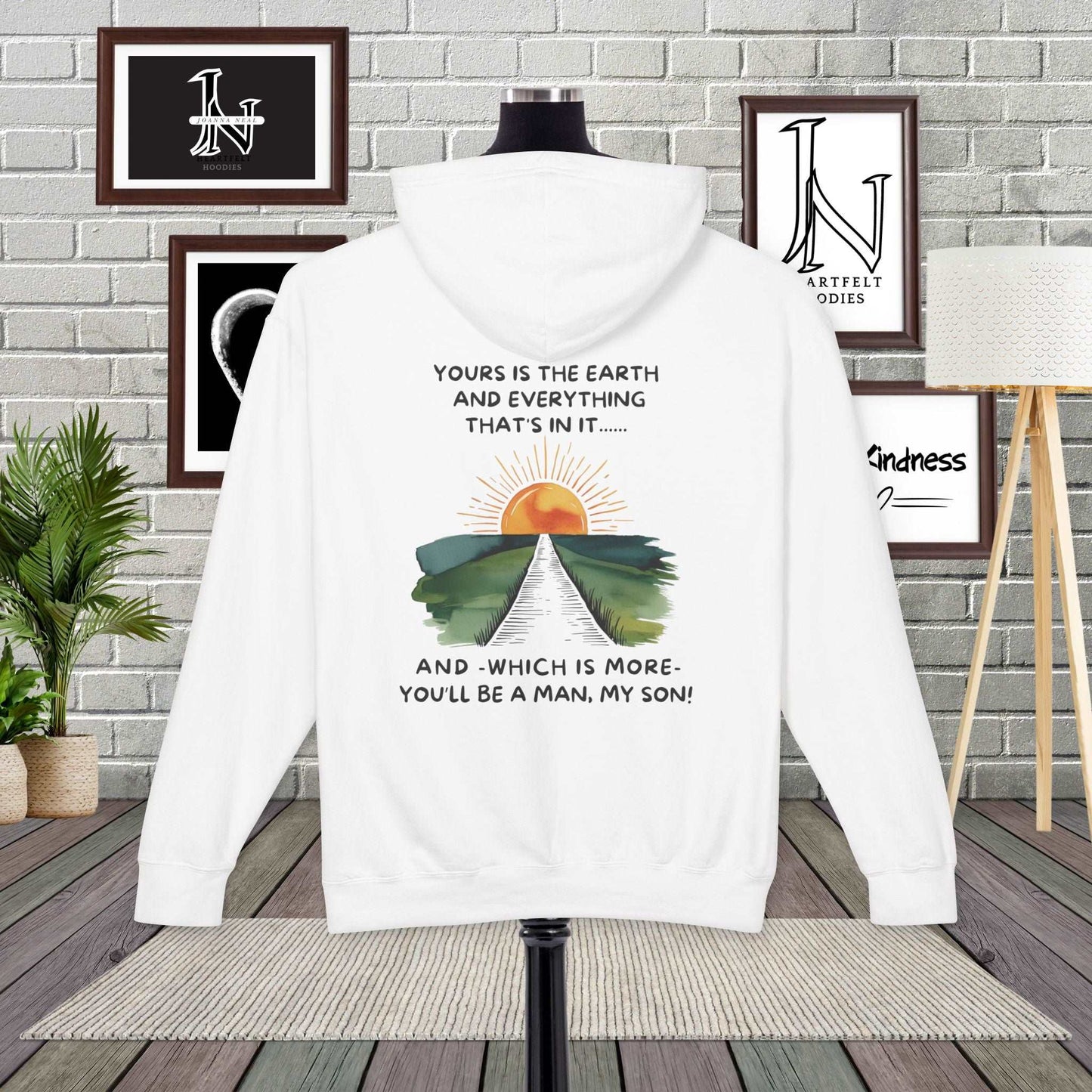 Treat someone this christmas and Step into timeless wisdom with our Poetry clothing line with this incredible Hoodie, inspired by Rudyard Kipling IF celebrated poem.