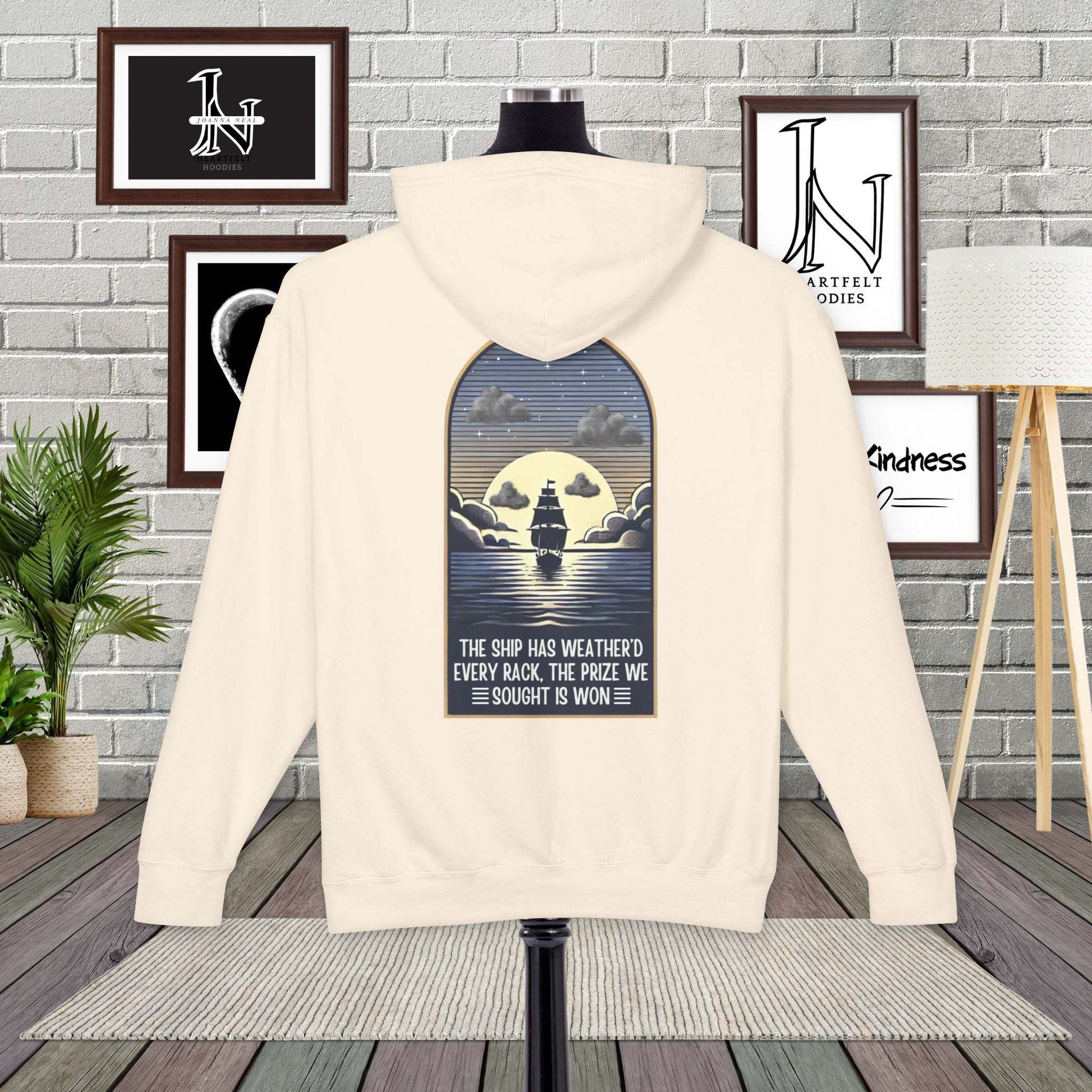 Honor the legacy of Walt Whitman's "O Captain! My Captain!" with this beautifully crafted Poetry Clothing hoodie. Inspired by the timeless elegy for Abraham Lincoln.