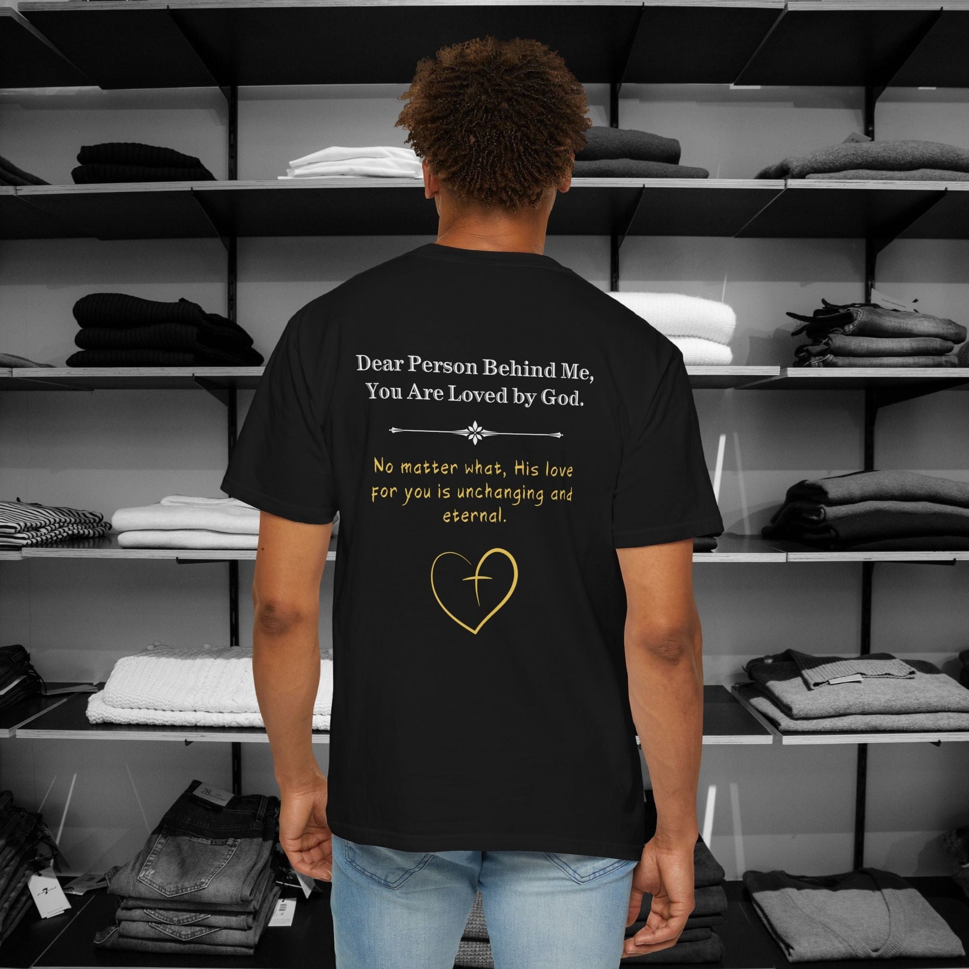 Wrap up in love and encouragement with our You Are Loved by God. These Comfort Colors tees are a heartfelt reminder that no matter what, God's love for you is unchanging and eternal