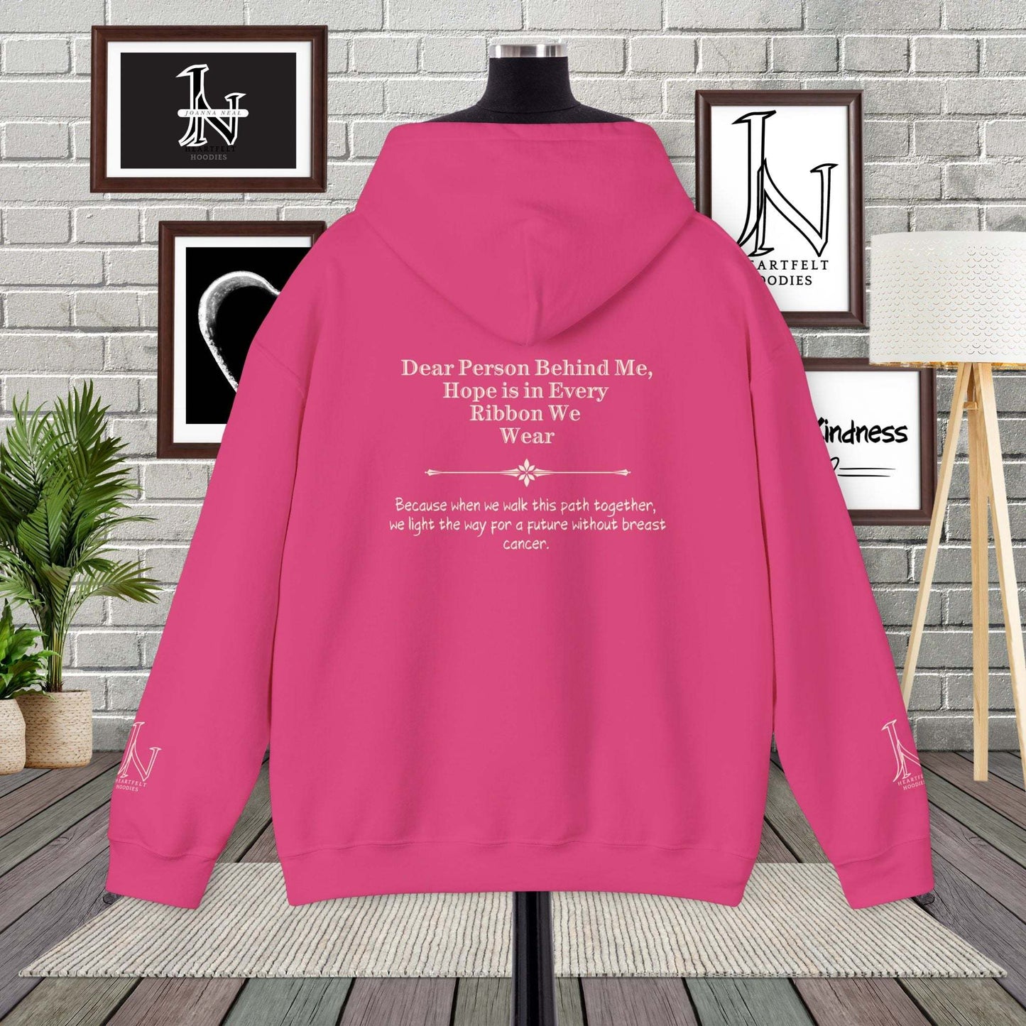 Dear Person Behind Me hoodie,  Hope is in Every Ribbon We Wear.  Stand strong and stylish in this empowering hoodie that speaks to both the inner and outer strength 