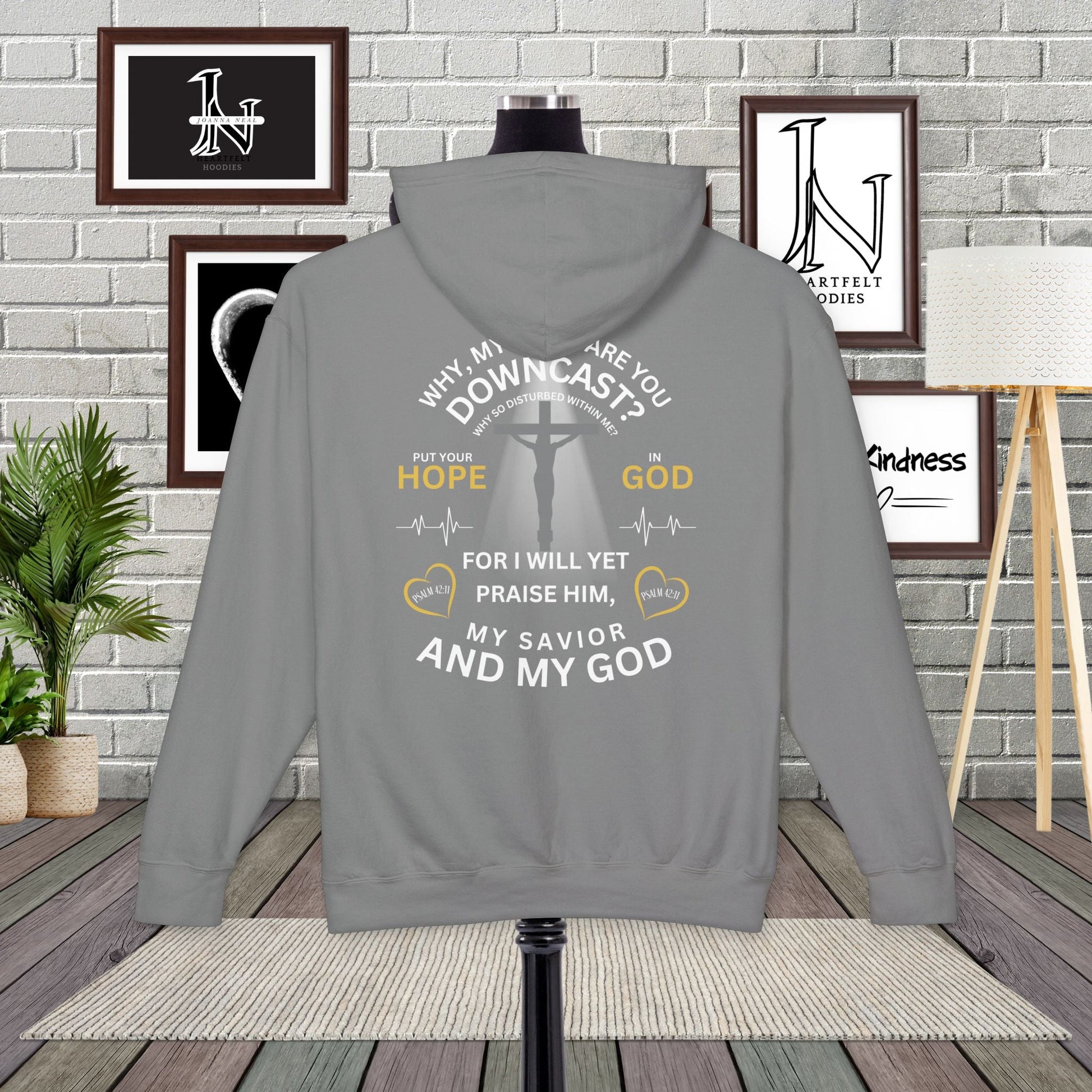 Express your faith in style with this Comfort Colors "Praise My Soul" Christian hoodies designed by Heartfelt Hoodies. Click here ⬆ to view our Christian Collections