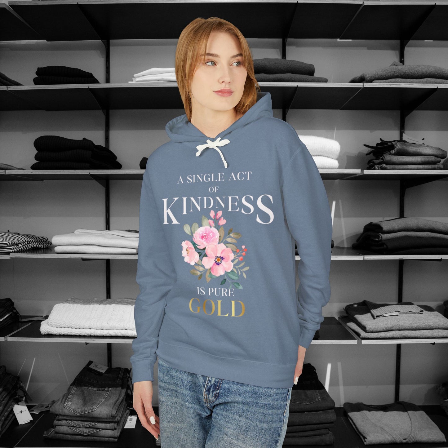 Be Kind Hooded Sweatshirt | Single Act of Kindness | Poems clothing