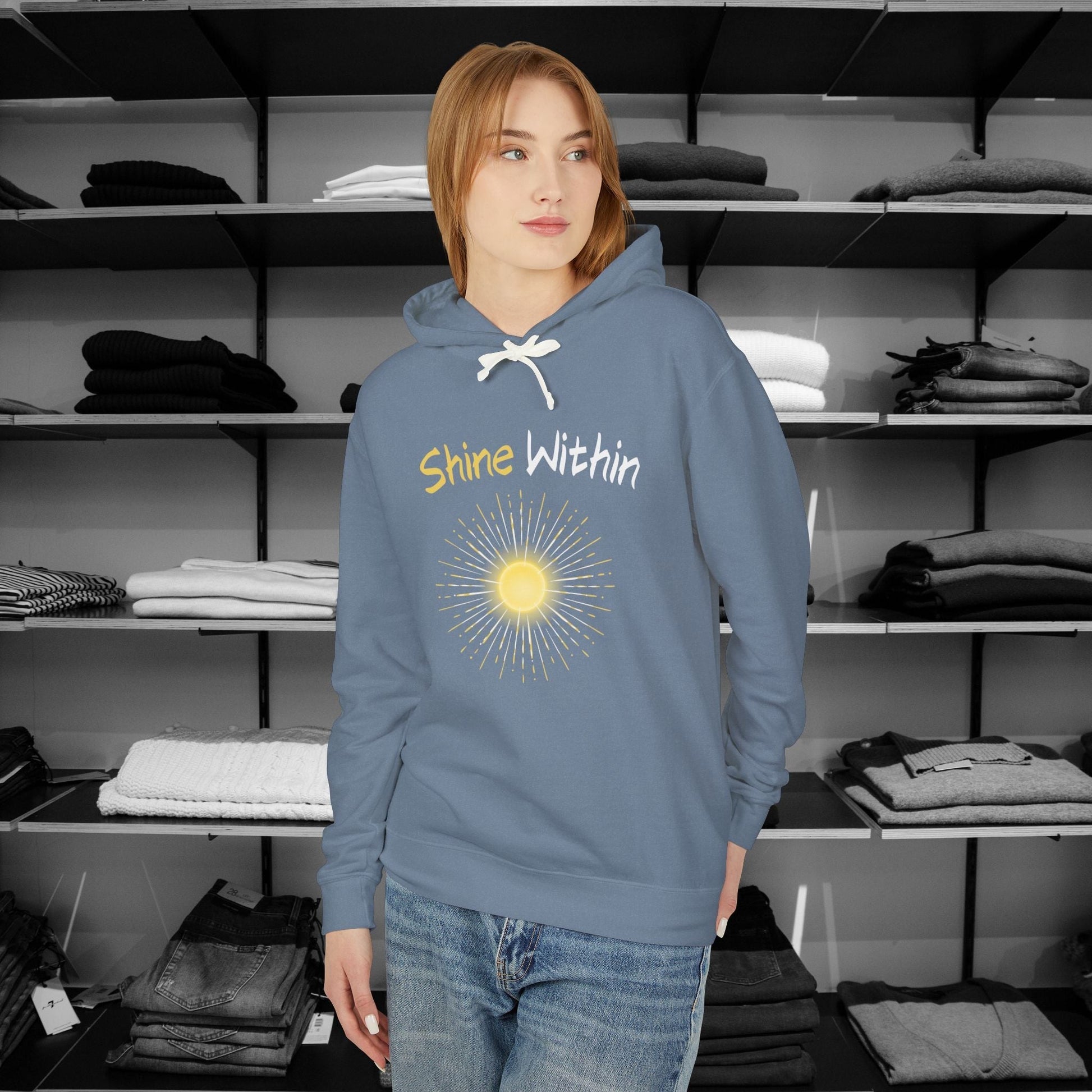 Spread hope with our 'Mental Health Matters Hoodie. The comforting message 'Depression may cloud your mind' offers gentle support for tough days. This cozy Comfort Colors hoodie reminds wearers and passersby of their inner strength. A perfect blend of warmth, style, and encouragement for those battling depression.