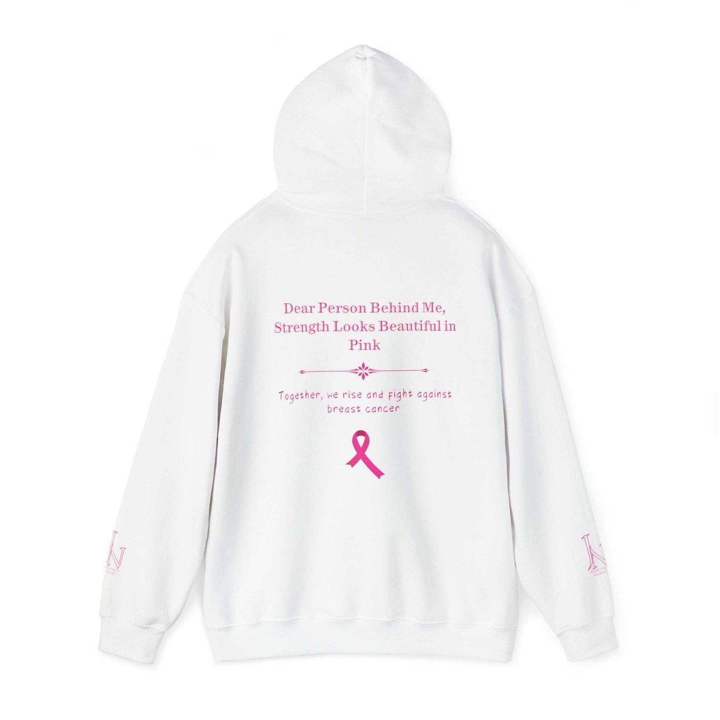 Dear Person Behind Me Hoodie - Together We Rise and Fight Against Breast Cancer