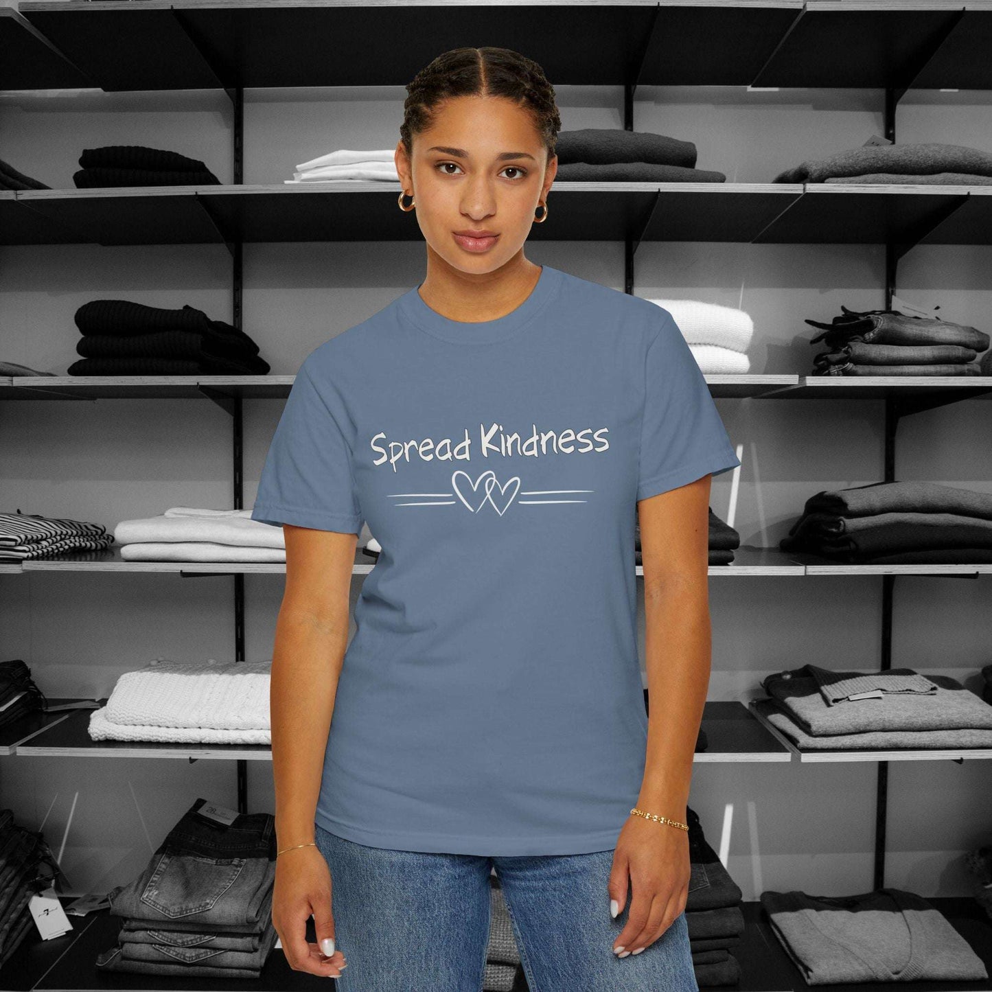 Anxiety can feel overwelming but this Dear Person Behind Me shirt - You're Stronger Than Your Anxiety reminds you that you are strong. premium t shirt Comfort Colors