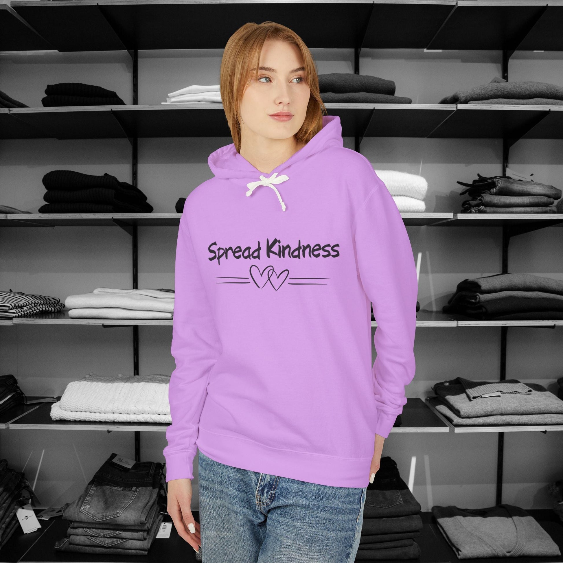 Elevate your everyday wear with a Dear Person Behind Me hoodie, designed for comfort and style. It spreads kindness with a message "you are stronger than you think".