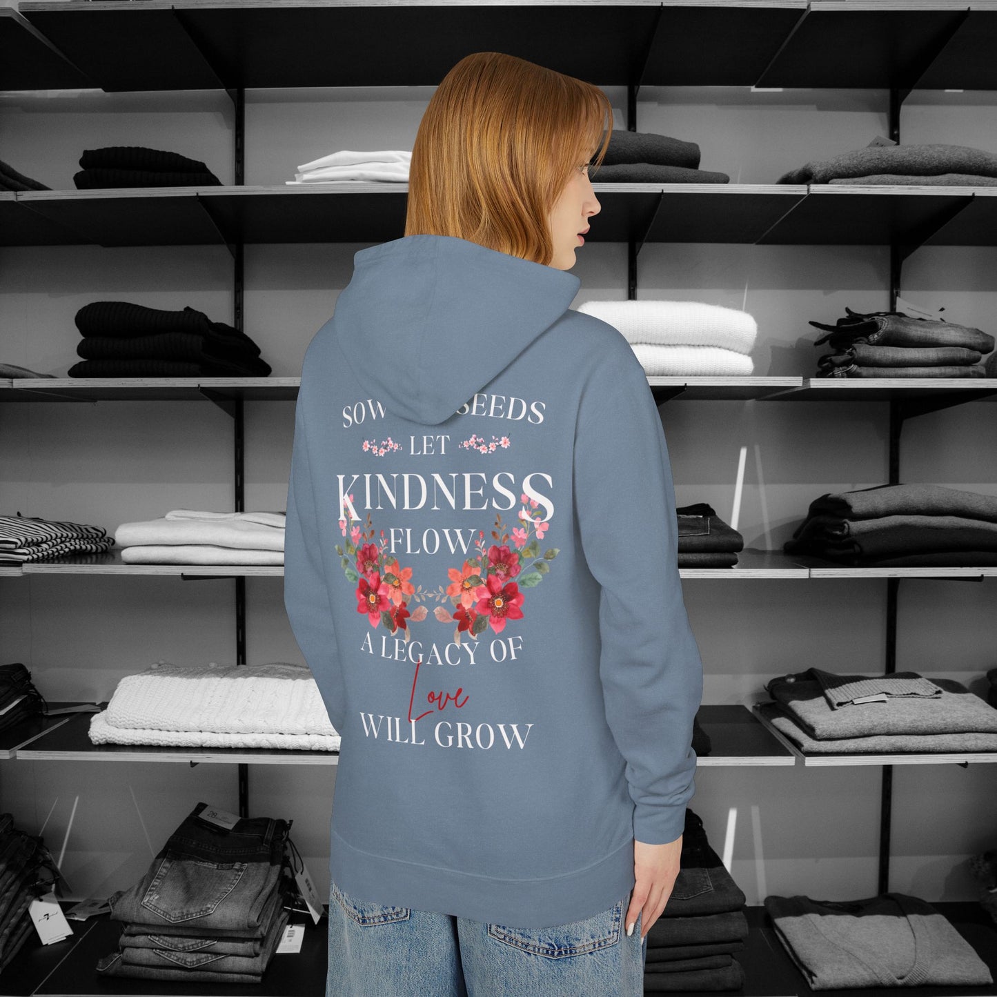 Be Kind Hooded Sweatshirt | Single Act of Kindness | Poems clothing